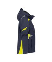 DASSY softshell kalama women polyester nachtblauw/fluogeel s - thumbnail