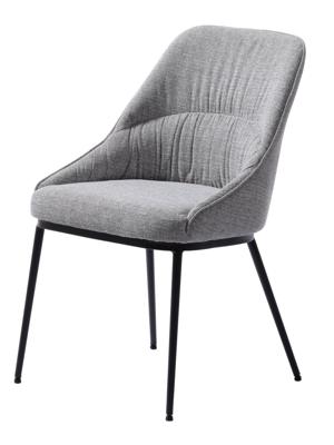 Giga Living - Eetkamerstoel Meridian Mid Grijs Tweed