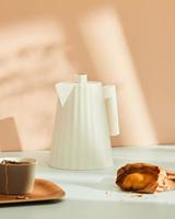Alessi Plissé Waterkoker 1 l wit - thumbnail