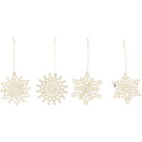 Creativ Company Ornamenten, d 7 cm, dikte 0,3 cm, 8 stuk/ 1 doos - thumbnail