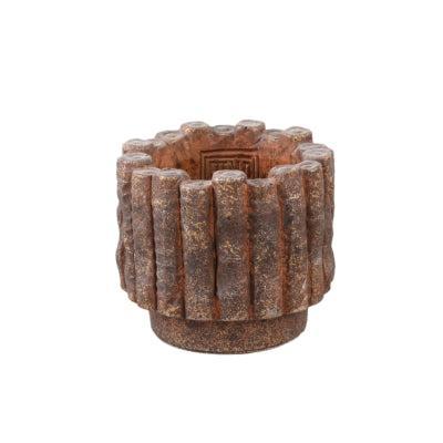 PTMD bloempot elza xs bruin 9 cm | 24 stuks