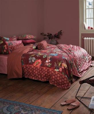 Pip Studio dekbedovertrek Poppy Stitch Red