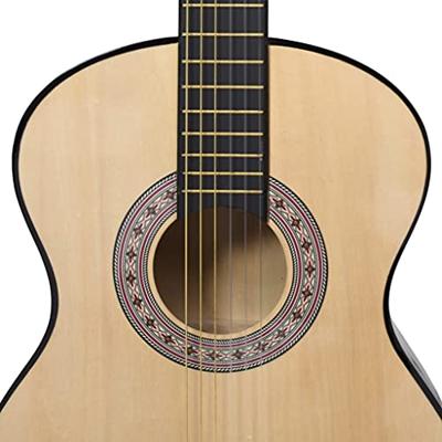 VidaXL Gitaar klassiek beginner 4/4 39" lindenhout