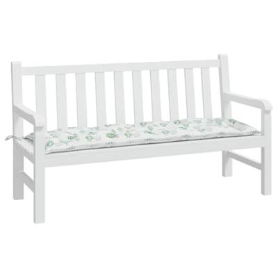 VidaXL Tuinbankkussen 150x50x7 cm oxford stof bladpatroon