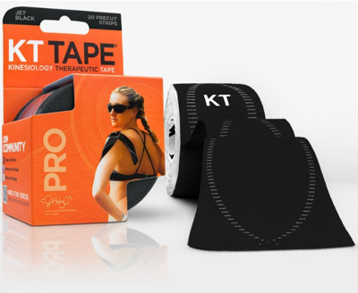 KT Tape Pro Strips Gitzwart