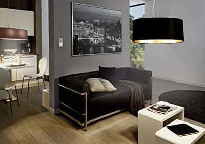 Eglo Landelijke hanglampMaserlo 53cm zwart met goud - 31605