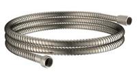 HOGAFLEX M-2 doucheslang van metaal, roestvrij staal afmetingen: ca. 200 cm ½" (Ø ca. 1,9 cm) standaard aansluiting inclusief waterbesparende pakking - tot wel 50% minder water verbruik garan - thumbnail
