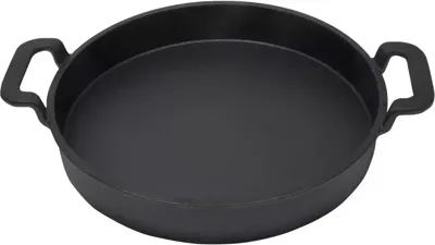 Grill guru cast iron grill pan