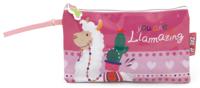 Arditex toilettas Llama meisjes 0,3 liter PVC/polyester roze - thumbnail