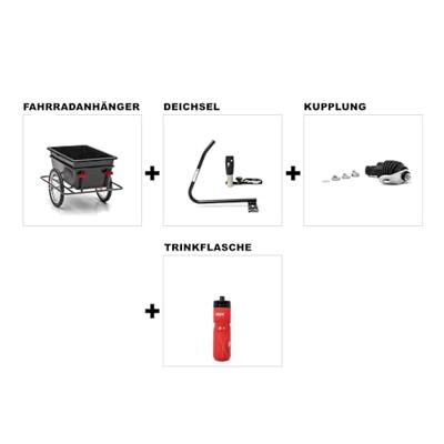 Roland boy fietskar / aanhangwagen 16" achtervork - thumbnail