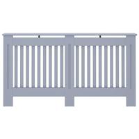 Radiatorombouw 152x19x81 cm MDF antraciet - thumbnail