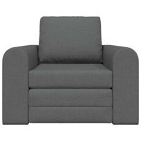 Slaapbank Donkergrijs 98 x 71 x 83 cm Stof - thumbnail