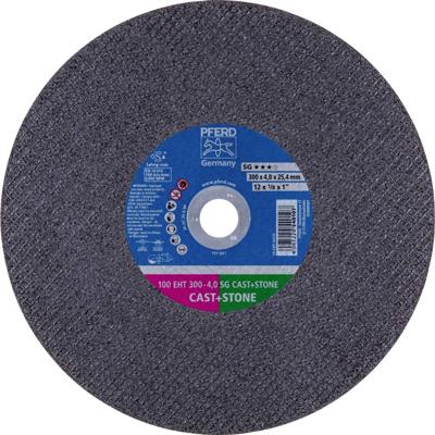 PFERD TOOLS 100 EHT 300-4,0 SG CAST+STONE/25,4 61329132 Doorslijpschijf recht 300 mm 20 stuk(s) Gietijzer, Pletbaar gietijzer, Beton