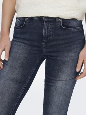 Only Onlblush Mid Skinny Dnm Rea409 Noos 15318738 Skinny Fit Blue Black Denim