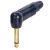 Neutrik NP2RX-B Mono jack kabeldeel haaks zwart - thumbnail
