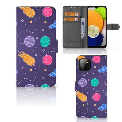 Samsung Galaxy A03 | Wallet Case | met Pasjes | Space