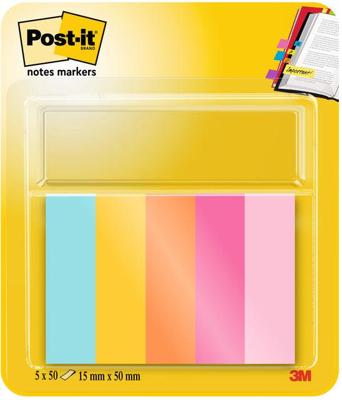 Markeerstrook post-it 670 15x50mm beachside | 36 stuks