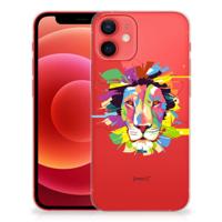 iPhone 12 Mini Telefoonhoesje met Naam Lion Color - thumbnail