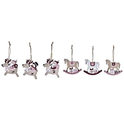 Kerst Decoratie Set DKD Home Decor Hout MDF (21 x 8,2 x 1,5 cm) (8 cm) (2 Stuks) Kerst Decoratie Set DKD Home Decor Hout MDF (21 x 8,2 x 1,5 cm) (8 cm) (2 Stuks)