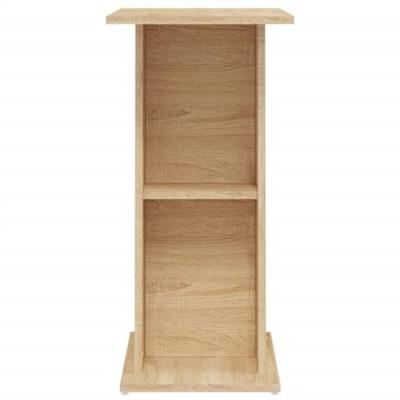 Aquariumstandaard 60,5x36x72,5 cm bewerkt hout sonoma eiken - thumbnail