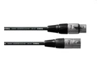 Cordial CFM10FM XLR Verbindingskabel [1x XLR-bus - 1x XLR-stekker] 10.00 m Zwart - thumbnail