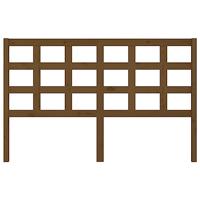 Hoofdbord 156x4x100 cm massief grenenhout honingbruin - thumbnail