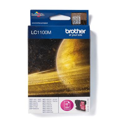 Brother inktcartridge, 325 pagina&apos;s, OEM LC-1100M, magenta