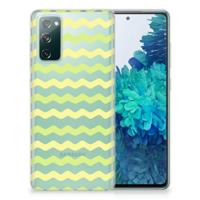 Samsung Galaxy S20 FE | TPU bumper | Waves Yellow - thumbnail