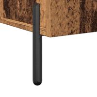 Dressoir 100x36x60 cm bewerkt hout oud houtkleurig - thumbnail