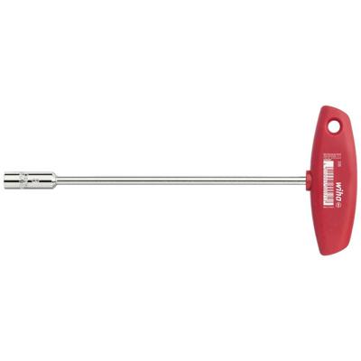 Wiha Sechskant-Steckschlüssel 6x125mm T-Griff plus6 Dopschroevendraaier Werkplaats Sleutelbreedte (metrisch): 6 mm Koplengte: 125 mm