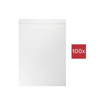 Hersluitbare zak zonder etiketstrook (l x b) 170 mm x 120 mm Transparant Polyethyleen 100 stuk(s)