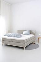 Auping Organic Jersey Hoeslaken topper soft white - thumbnail