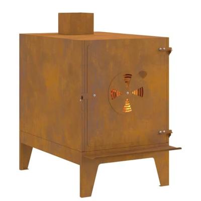 VidaXL Campingkachel 35x50x60 cm cortenstaal VidaXL Campingkachel 35x50x60 cm cortenstaal