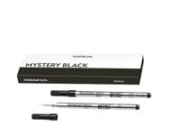 Navulling voor balpen Montblanc MISTERY BLACK Zwart 2 Stuks - thumbnail