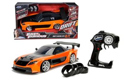 JADA TOYS 253209001 Fast & Furious RC Drift Mazda RX-7 1:10 RC modelauto voor beginners Elektro Straatmodel - thumbnail