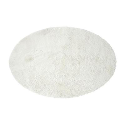 Vloerkleed fluffy ovaal - wit - 120x180 cm Vloerkleed fluffy ovaal - wit - 120x180 cm