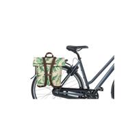 Basil ever-green dubbele fietstas - duurzaam, hip, groen, 14-18l - thumbnail