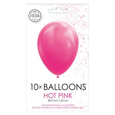 Globos Ballonnen hard roze 30cm, 10st.
