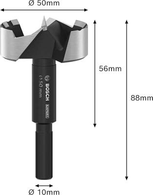 Bosch Accessories 2608901842 Forstnerboor 50 mm Gezamenlijke lengte 88 mm 1 stuk(s)