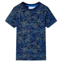 Kindershirt 140 marineblauw - thumbnail