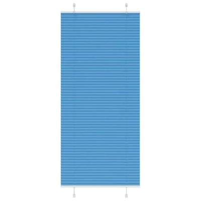 VidaXL Plissé rolgordijn 100x200cm stofbreedte 99,4 cm polyester blauw VidaXL Plissé rolgordijn 100x200cm stofbreedte 99,4 cm polyester blauw