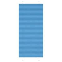 VidaXL Plissé rolgordijn 100x200cm stofbreedte 99,4 cm polyester blauw - thumbnail