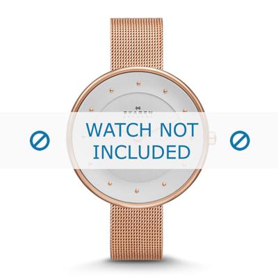 Horlogeband Skagen SKW2142 / 11XXXX Mesh/Milanees Rosé 14mm Horlogeband Skagen SKW2142 / 11XXXX Mesh/Milanees Rosé 14mm