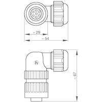 CA-serie netspanningsconnectoren 934 131-100-1 Hirschmann 1 stuk(s) - thumbnail