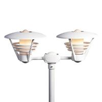 Staand verlichtingsarmatuur Gemini met 2 lampen - Matwit - thumbnail