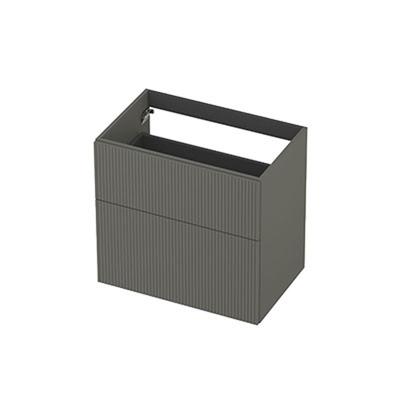 INK - Onderkast 2L A-sym Gelakt Gefr. Front - 700x450x650 Mm - Mat Beton Groen