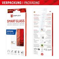 Displex Smart Glass (9H) for Samsung Galaxy S24, Mounting Sticker, unbreakable - thumbnail