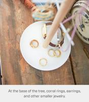 Yamazaki Tosca Sieradenboom - Wit - thumbnail