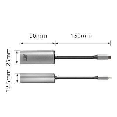 ACT USB-C naar 2.5 Gigabit ethernet adapter