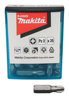 Makita Accessoires Schroefbit PZ3x25mm - B-24620 B-24620 - thumbnail